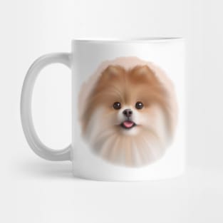 Cute Pomeranian Drawing Mug